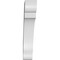 Ekena Millwork 3 1/2-in. W x 16-in. D x 20-in. H Olympic Architectural Grade PVC Knee Brace BRCP035X16X20OLY - alternate 2